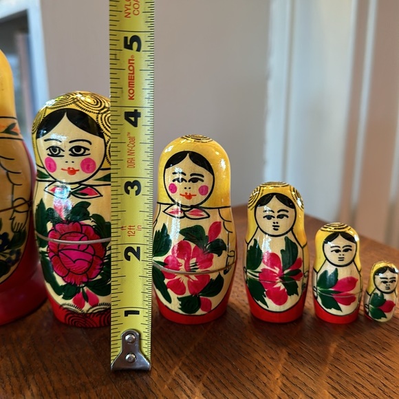 Vintage Accents Vintage Ussr Wooden Russian Nesting Dolls Poshmark